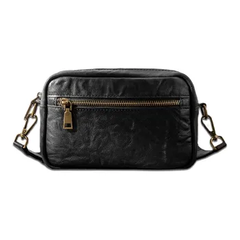 Back step Shoulder Bags Black