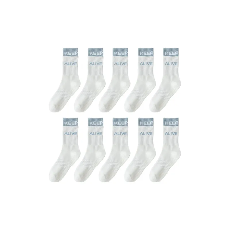 BEAR UNION Yoga Sprot Mid-Calf Socks Women's Combo Set-2