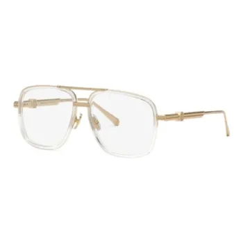PHILIPP PLEIN - Irregular Shape Eyeglass Frames Men's Gold