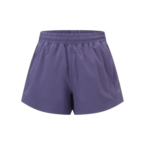 Reebok Sports Shorts Women's Gray Purple