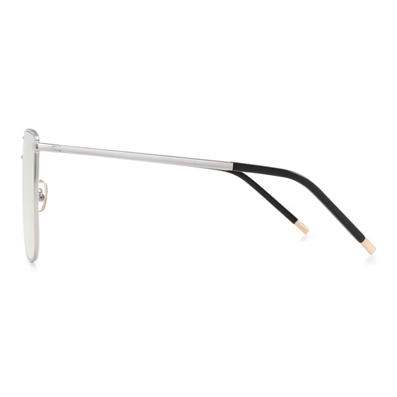  JIGOTT Plate And Metal Irregular Shape Sunglasses Unisex-5