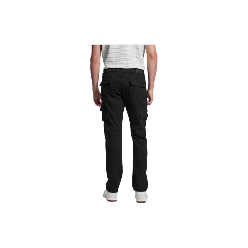 GUESS Utility Cargo Jeans Jeans Men's Black-1
