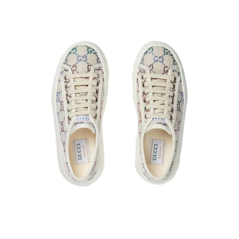 GUCCI Women's Gg Sneaker 'Off White Crystals' Women's-2