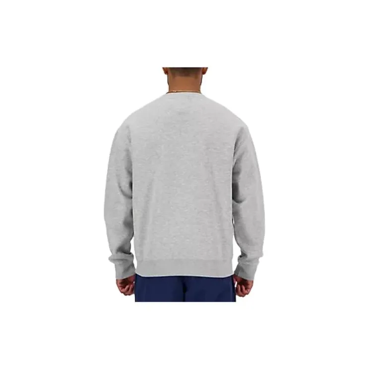 New Balance Sport Essentials Fleece Crew Sweatshirt Men's Gray-2