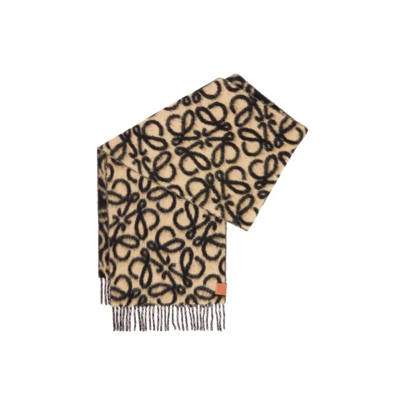 LOEWE Knit Scarves Men's Yellow-0