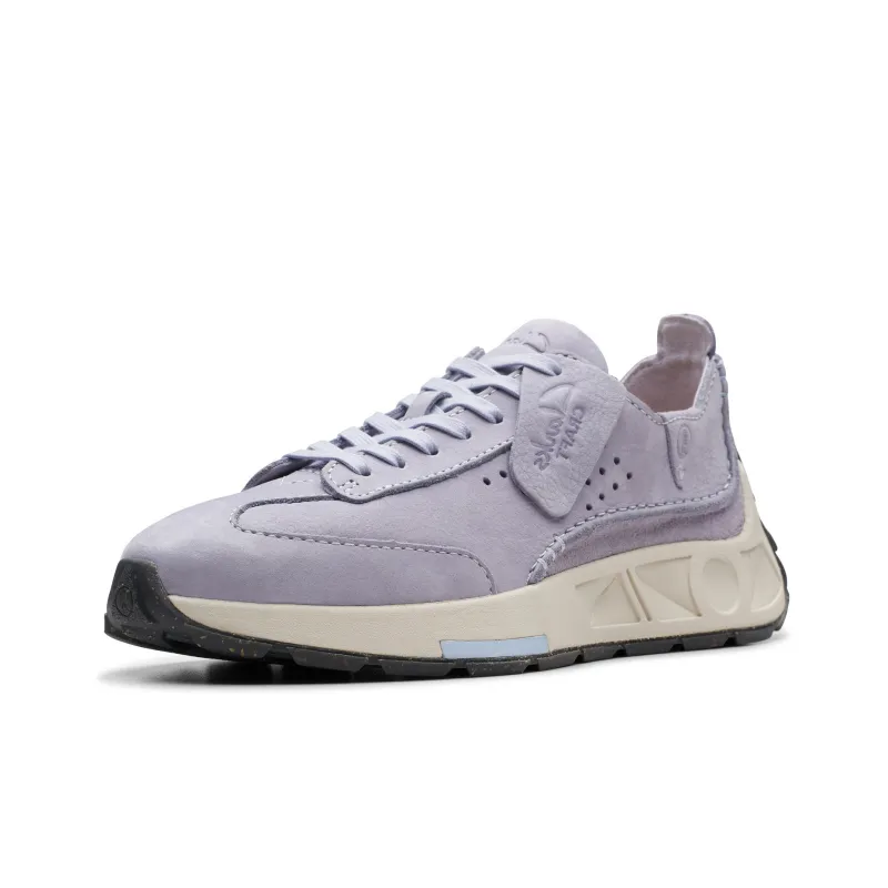 Clarks Cushioning Low Top Casual Shoes Women's Purple-1