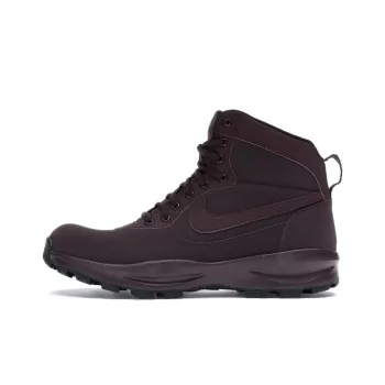 Nike Manoa Cushioning Wear Resistant Mid Top Outdoor Shoes Unisex Umber