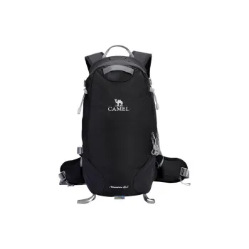 CAMEL Fabric Travel Bag, Travel Backpack Unisex Black