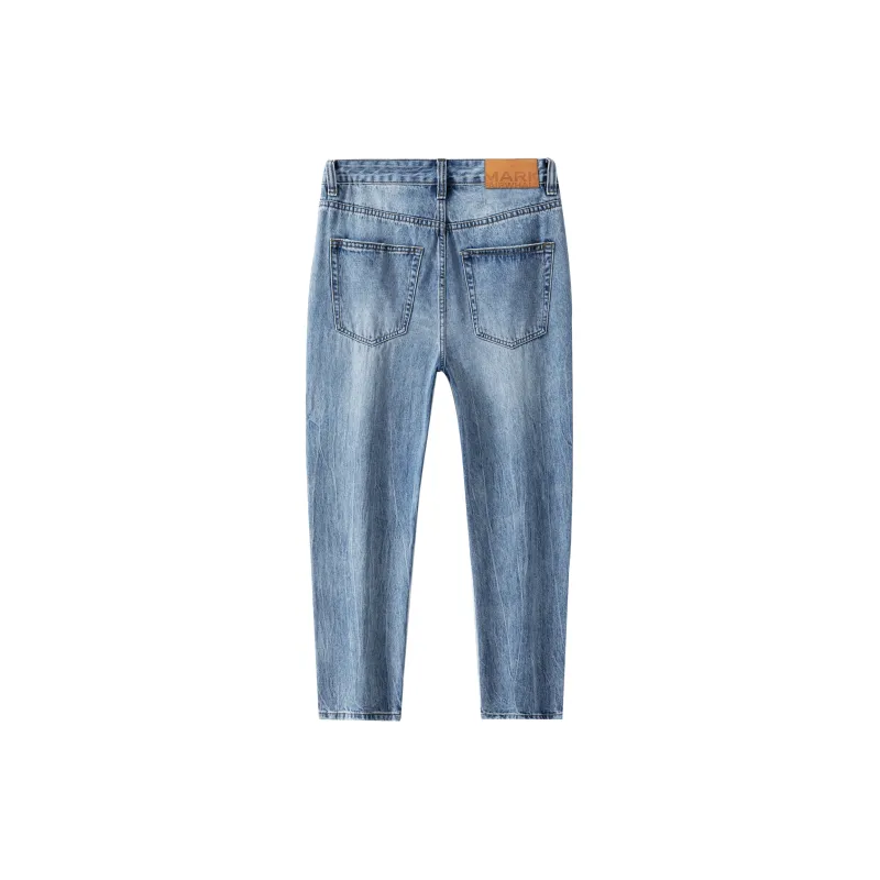 FAIRWHALE Jeans Unisex Denim Blue-1