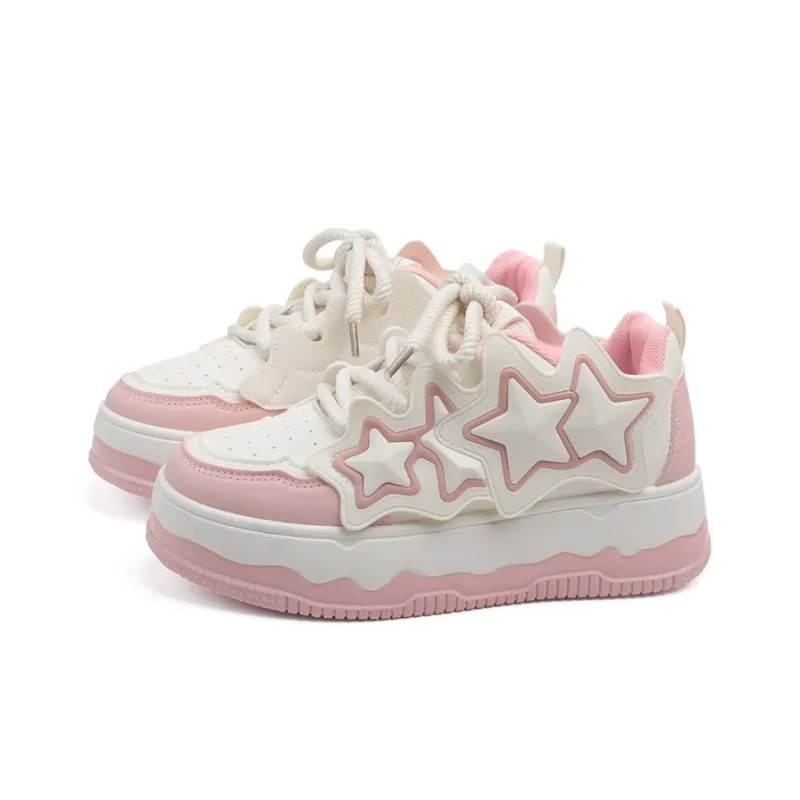 RENBEN Skateboard Shoes Cushioning Wear Resistant Low Top Casual Shoes Women's-8