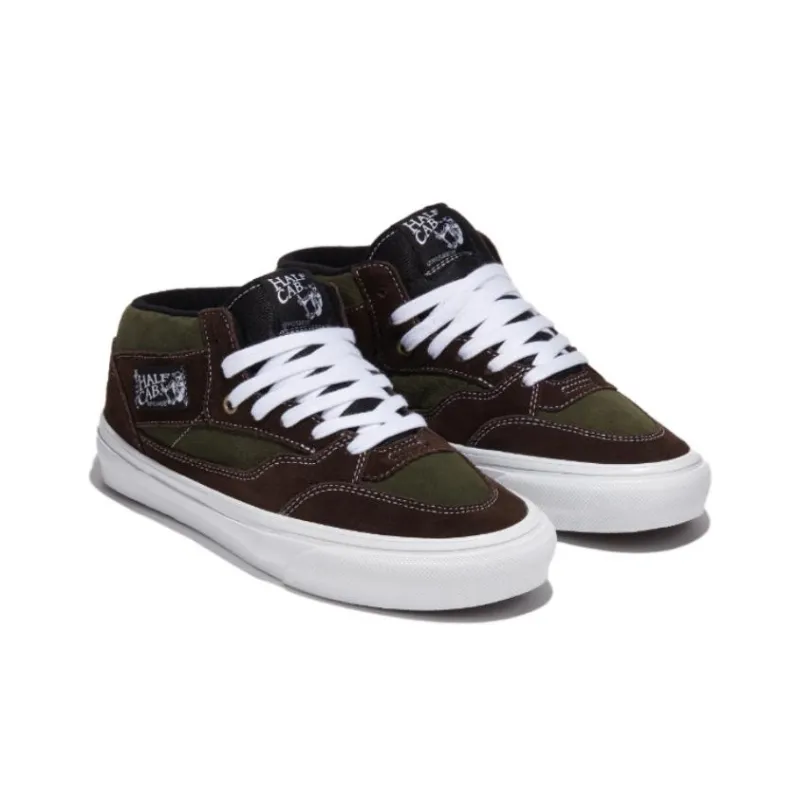 Vans Skate Half Anti Slip Wear Resistant Low Top Skateboard Shoes Unisex Green-1