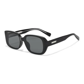 Sagawa Plate Frame Square Sunglasses Unisex
