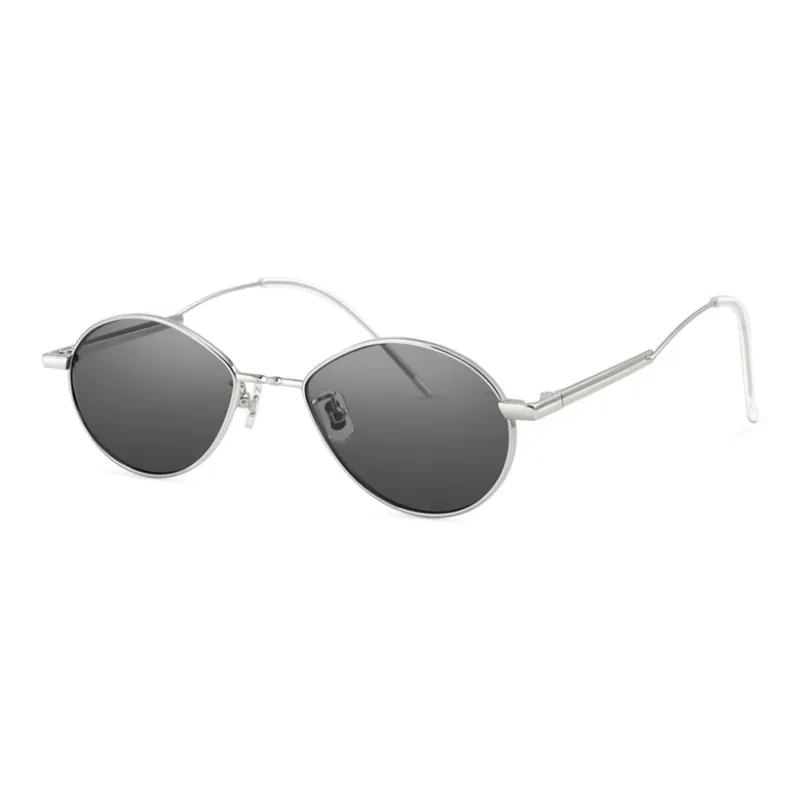  JIGOTT Metal Oval Sunglasses Unisex-0