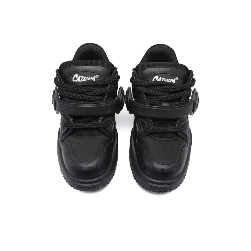 Cat&Sofa Headphone Series Black Warrior Slip Resistant Low Top