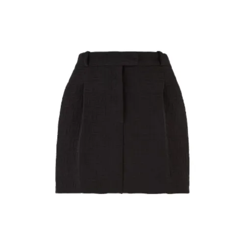 FENDI Casual Short Skirts Women's Black