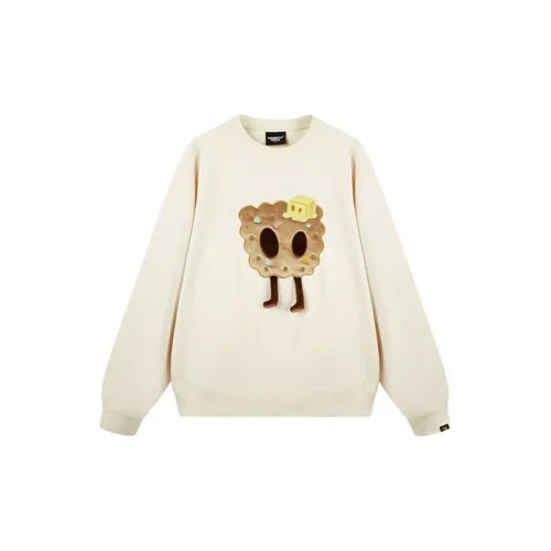 DANGEROUSPEOPLE Sweatshirts Unisex Apricot Cream