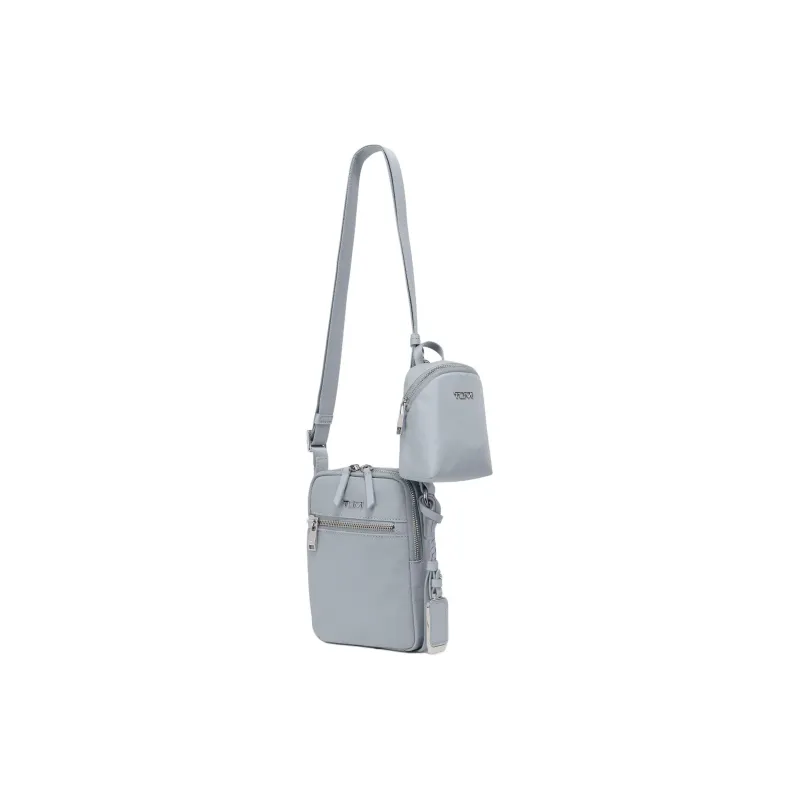 TUMI Nylon Cell Phone Pouch, Shoulder Bag, Crossbody Bag Women's Blue-3