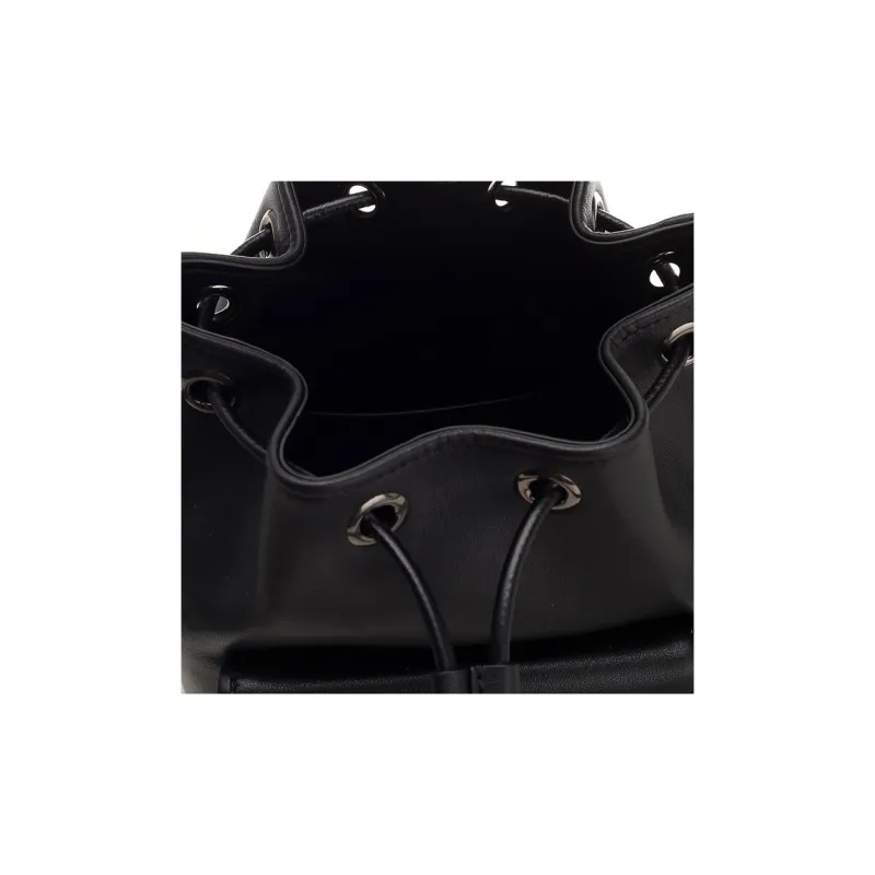 Valentino VLogo Signature Drawstring Small Bucket Bag-3