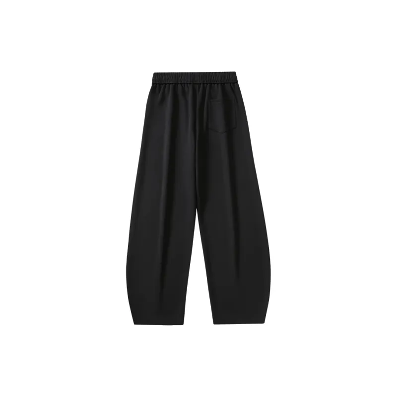 AMBER LIGHT Casual Pants Unisex Black-1