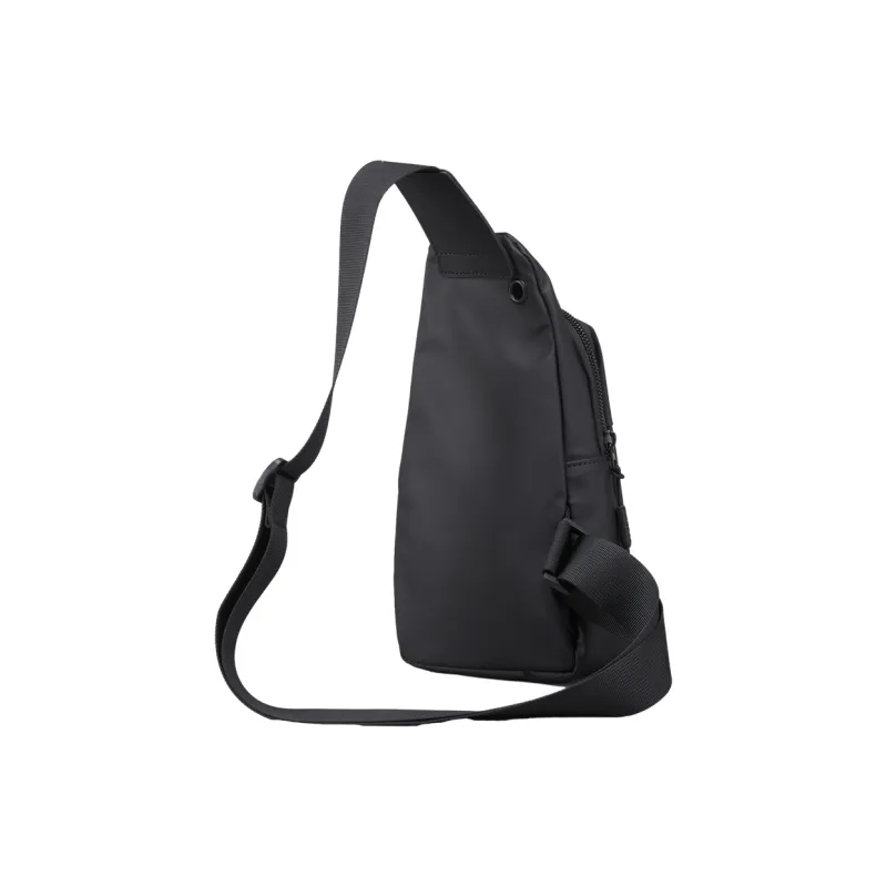 YEARCON Fabric Sling Bag Regular Men's Black-2