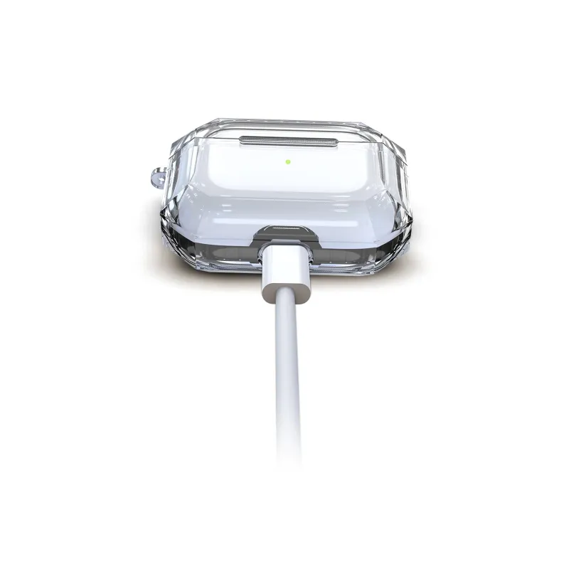 LANGOU Compatible With AirPods3/AirPods Pro/AirPods Pro2 Silicone High Transparency TPU Apple Headphone Cases-2