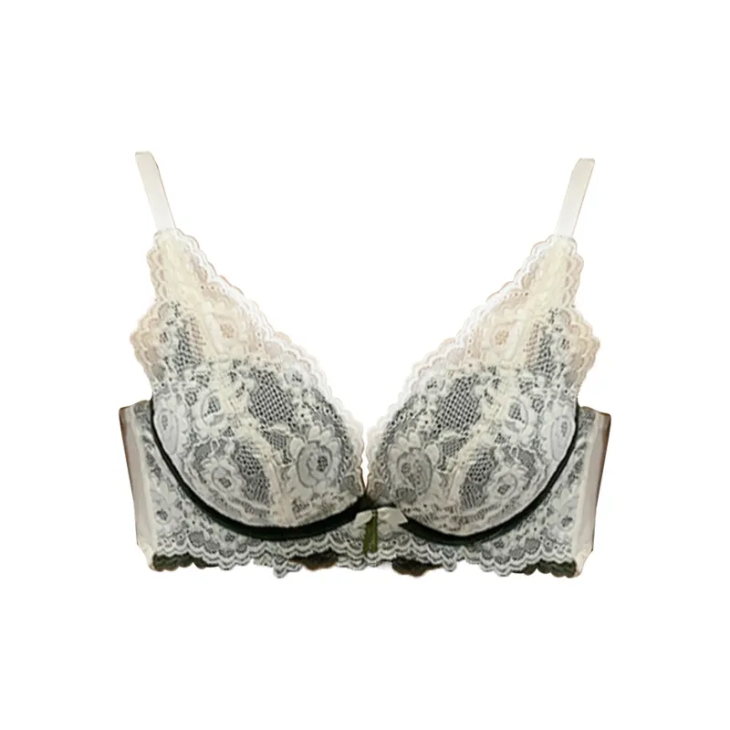 Flowers In Water Bra Women's Green-0