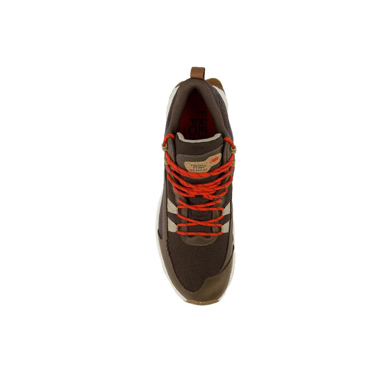New Balance Fresh Foam X Hierro Mid Gore Tex Dark Mushroom Black Coffee Neo Flame-3