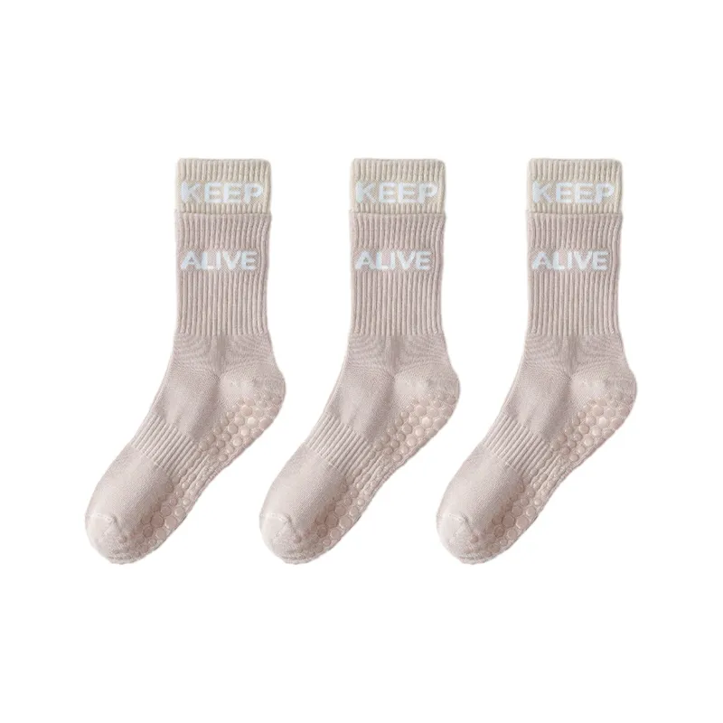 BEAR UNION Yoga Sprot Mid-Calf Socks Women's Combo Set-42