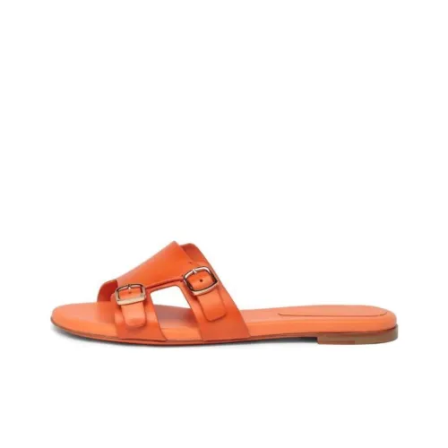 Santoni Double Strap Slip On Sandals Women's