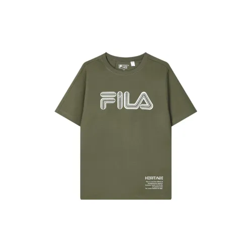 FILA T-Shirts Men Banana Coffee