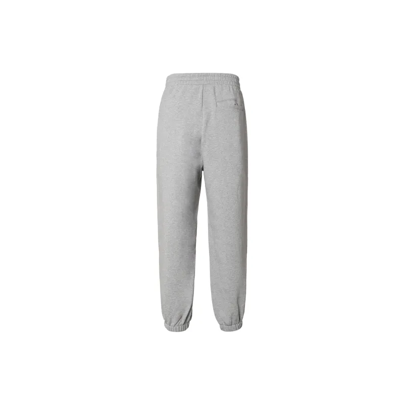 Adidas Knitted Sweatpants Unisex Medium Heather Gray-3