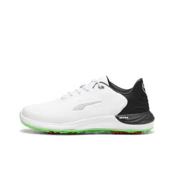 PUMA Phantomcat Nitro Slip Resistant Low Top Golf Shoes Men's White Black Green