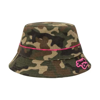 CHUU Cotton, Polyester, Fibers Bucket Hats Women's Camouflage