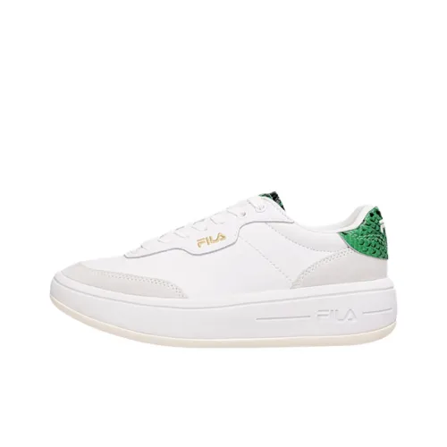 FILA Premium Tennis Shoes Women's Low-Top White/Green