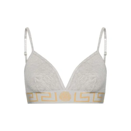 VERSACE Triagngle Cup Logo Band Bra
