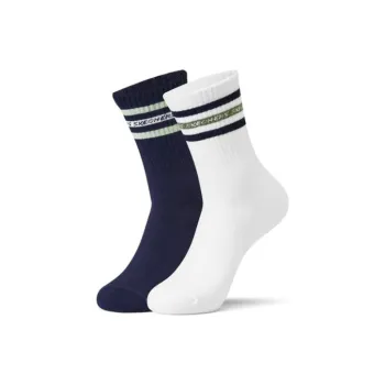 Skechers Mid-Calf Socks Unisex 2 Pack