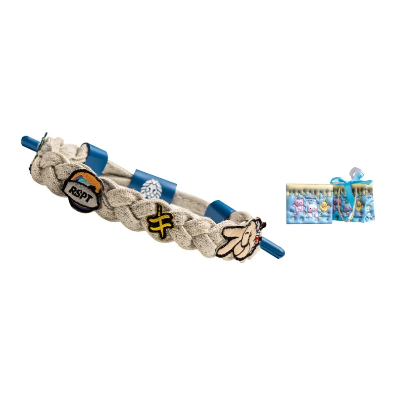 Rastaclat Alloy Small Lion Woven Bracelet Cord Unisex-15