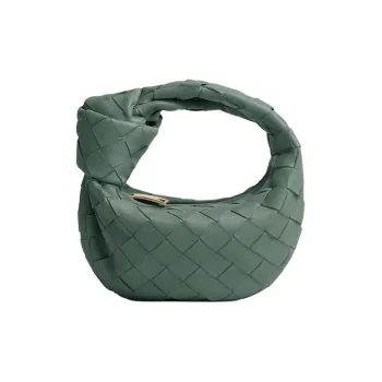 Bottega Veneta JODIE Lambskin Shoulder Bag Handbag Women's Aloe Vera Color