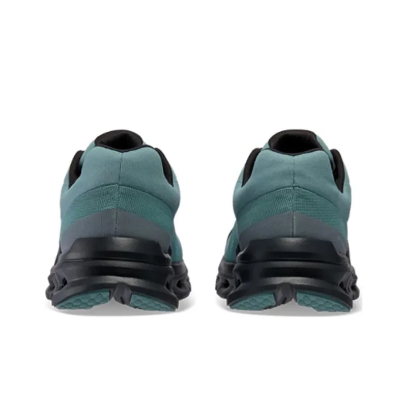 On Cloudrunner Slip Resistant Low Top Running Shoes Men's Blue Black-3