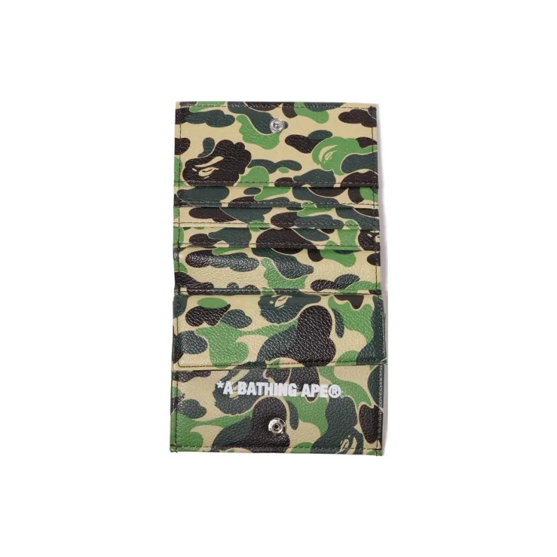 Bape Abc Camo Mini Wallet Pink-2
