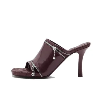 Burberry Slip Resistant Slide Slipper Women's Red