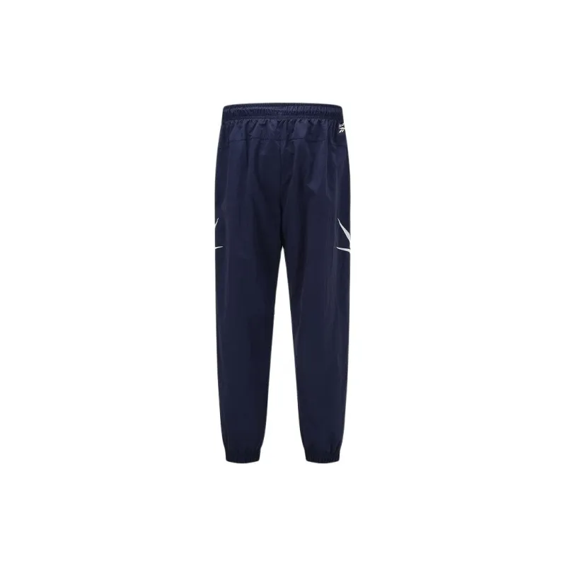 Reebok Knitted Sports Pants Unisex Navy Blue-1