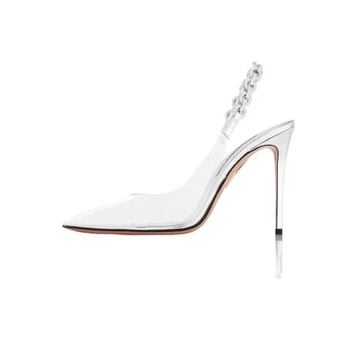 AQUAZZURA Love Link 105mm Transparent Pumps