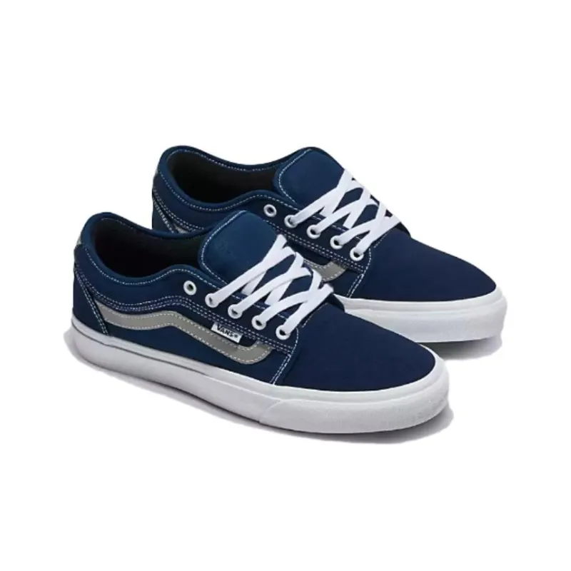 Vans Chukka Anti Slip Wear Resistant Low Top Skateboard Shoes Unisex Blue-1