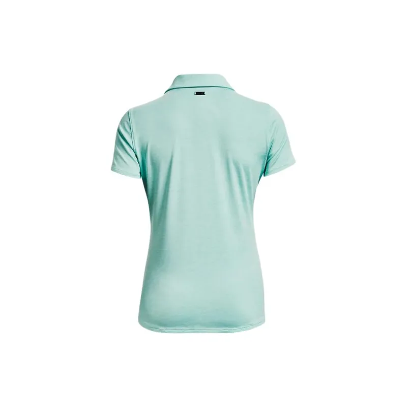 Under Armour Playoff Polo Shirt Women's Light Aqua Green-1