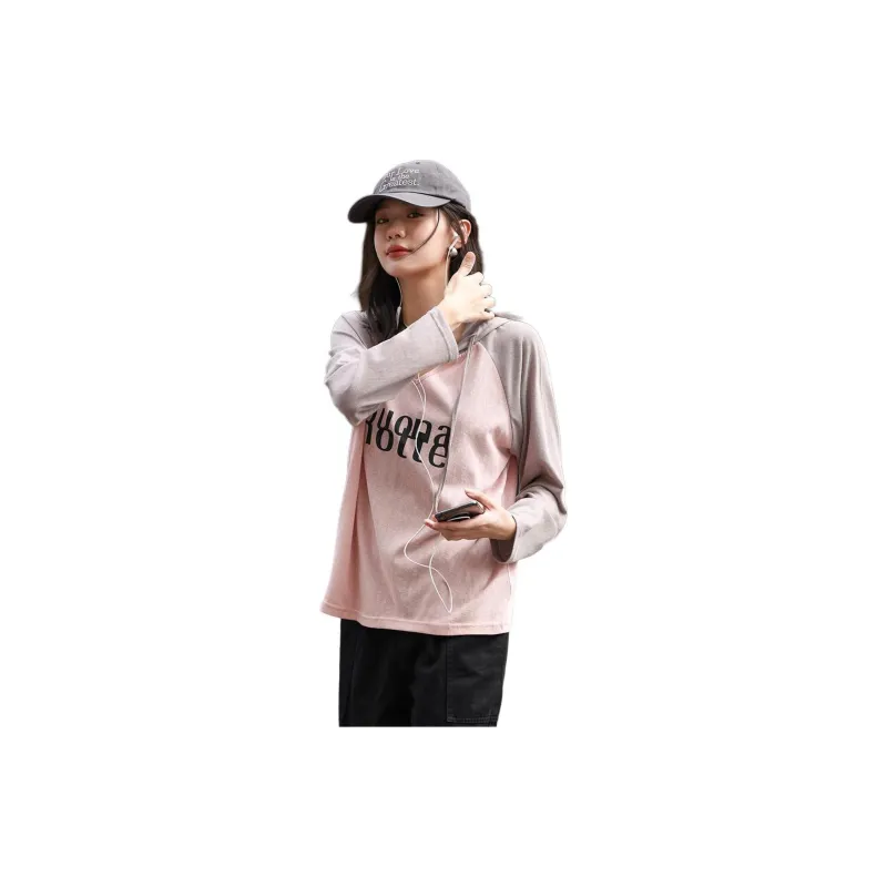 Demana T Shirt Women's Gray Pink-1