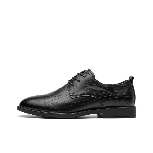 Spider King Dress Shoes Men Low-Top Black