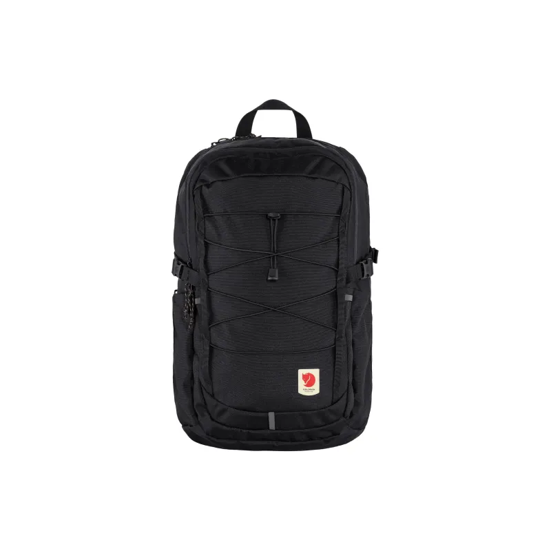 Fjallraven Recycled Polyester Backpack Regular Unisex Black-0