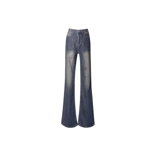 HELEH Jeans For Fall And Winter Women's Vintage Blue