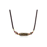 9 Eye Dzi Bead Necklace